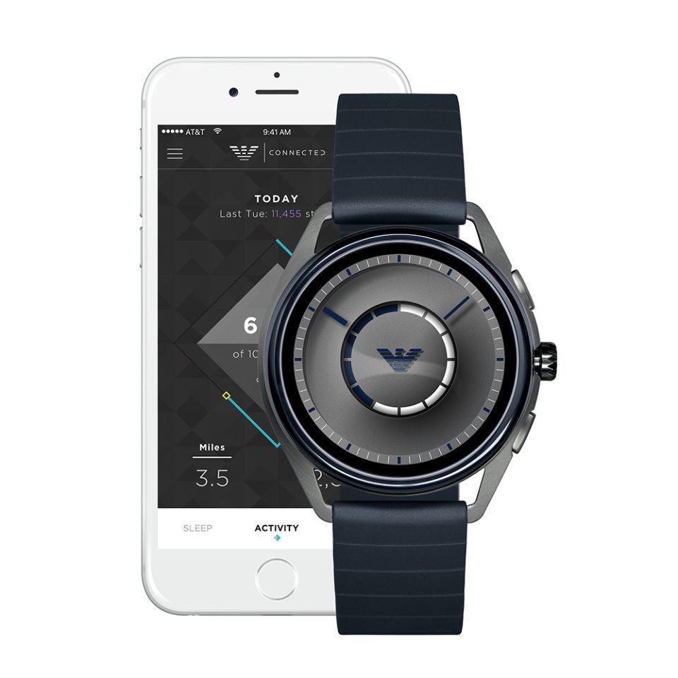 Armani smartwatch features hot sale